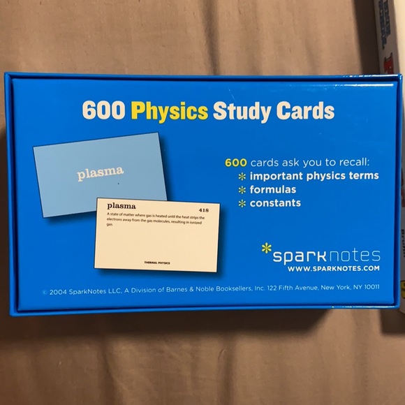 Sparknotes Physics study cards - Picture 2 of 3